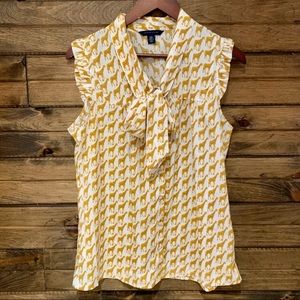 Tommy Hilfiger Sleeveless Blouse in Giraffes